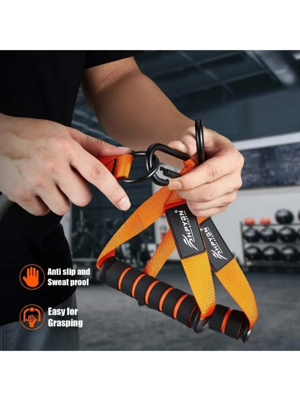 Heavy Resistance Bands Set 300LBS - Fitness Workout Bands with Handles for